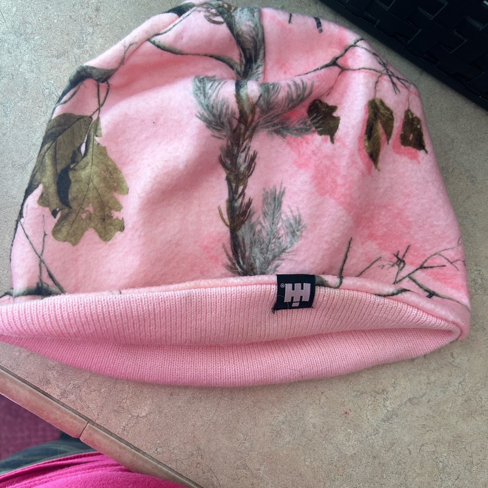 Pink Camo hat